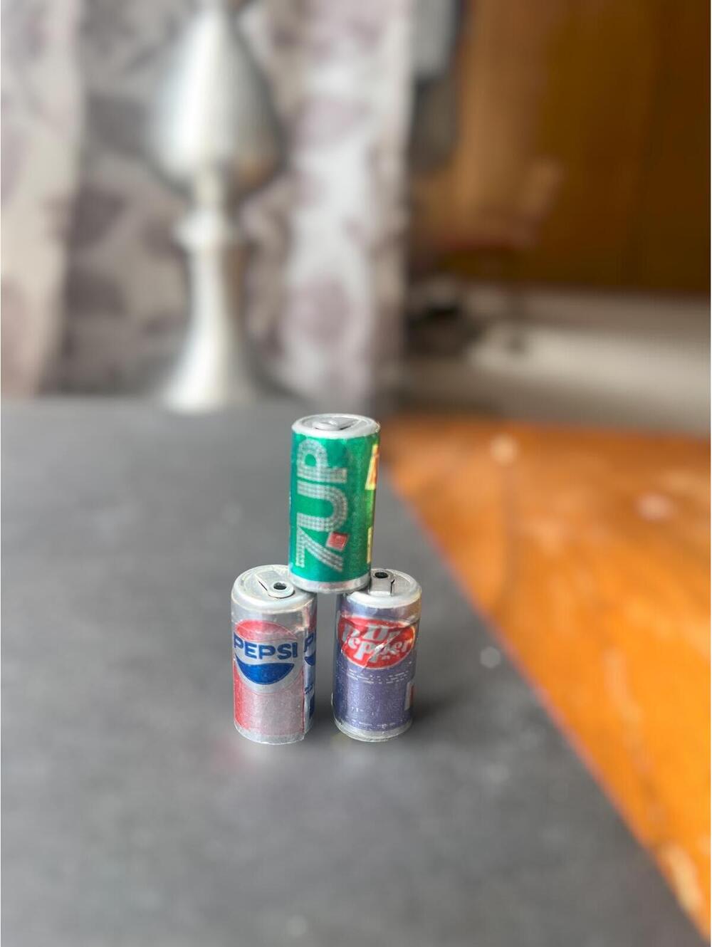 Vintage Mini Soda Cans